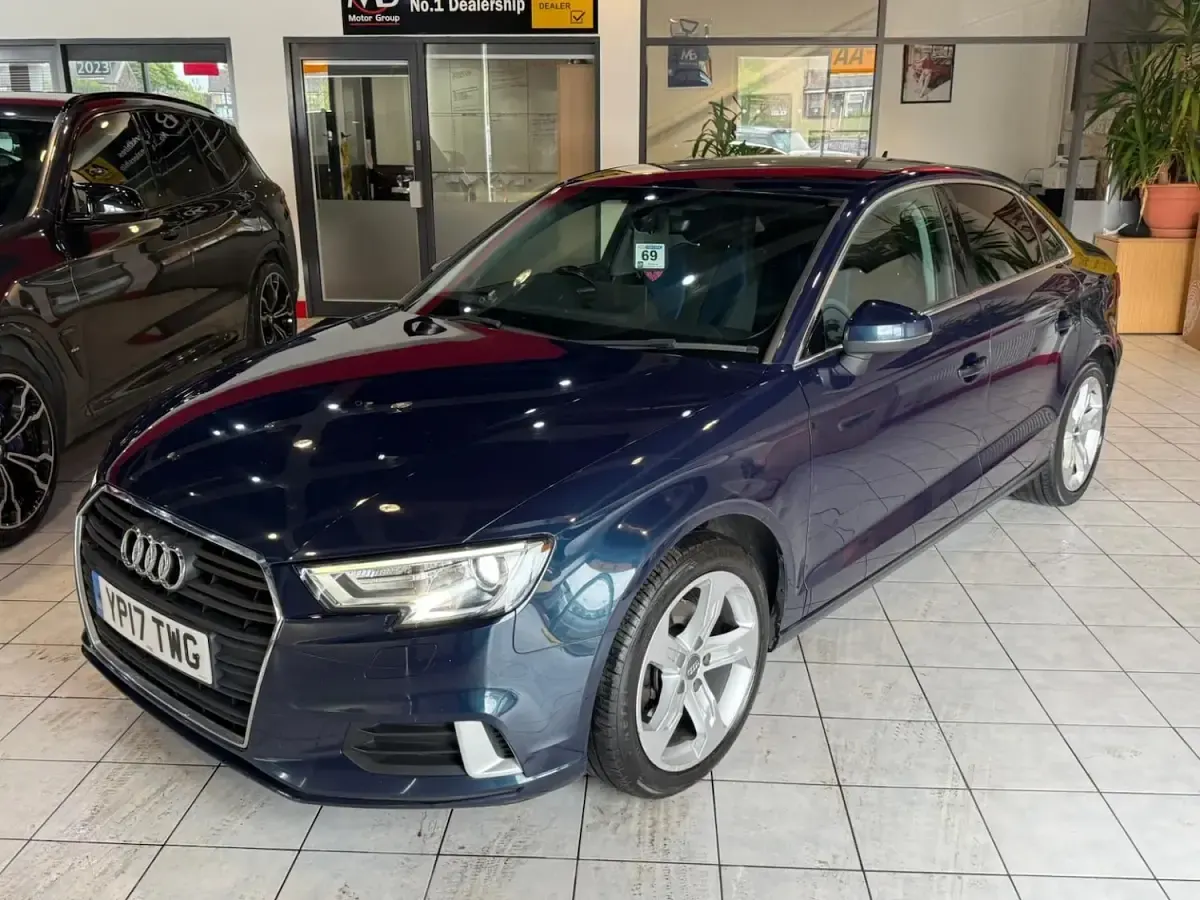 Used Audi A3 Sport 150 HP (110 kW) 2017 Blue Sedan