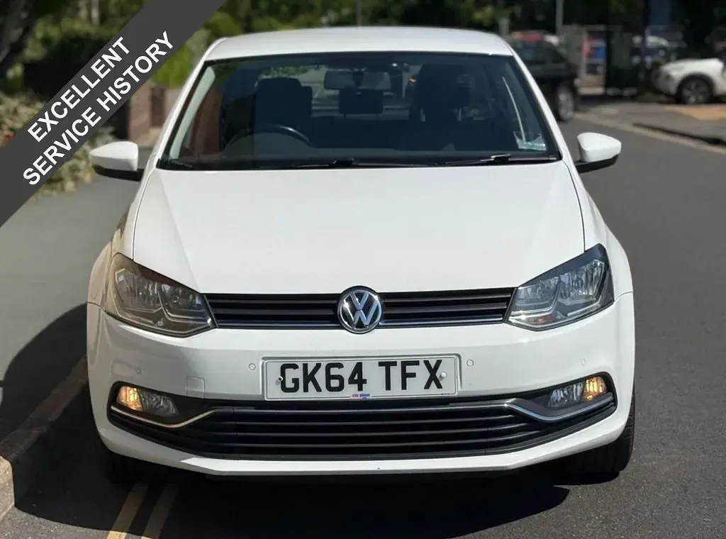 Used VW Polo SE 90 HP (66 kW) 2014 White Hatchback
