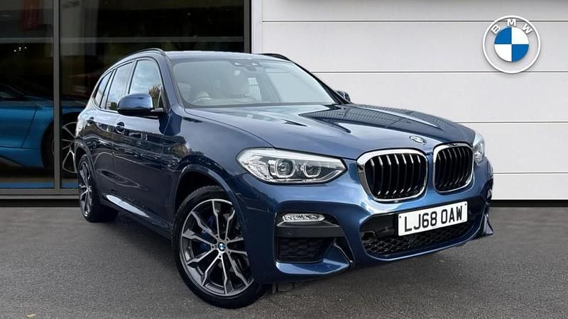 Blue Used 2019 BMW X3 M Sport SUV | £21,811 (Fair price) - Image 1/4