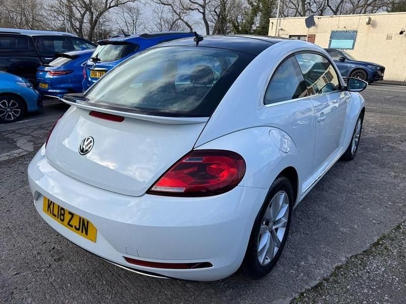 Used VW Beetle Design 150 HP (110 kW) 2018 White Hatchback