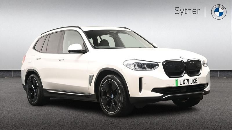 White Used 2021 BMW iX3 Shadowline SUV | £26,500 (Fair price) - Image 1/4