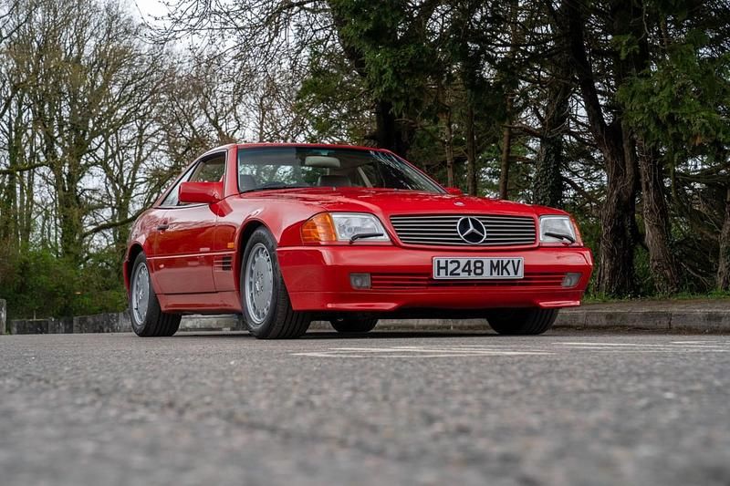 Used Mercedes SL500 1991 Red