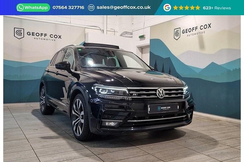 Used VW Tiguan R-line 150 HP (110 kW) 2019 Black SUV