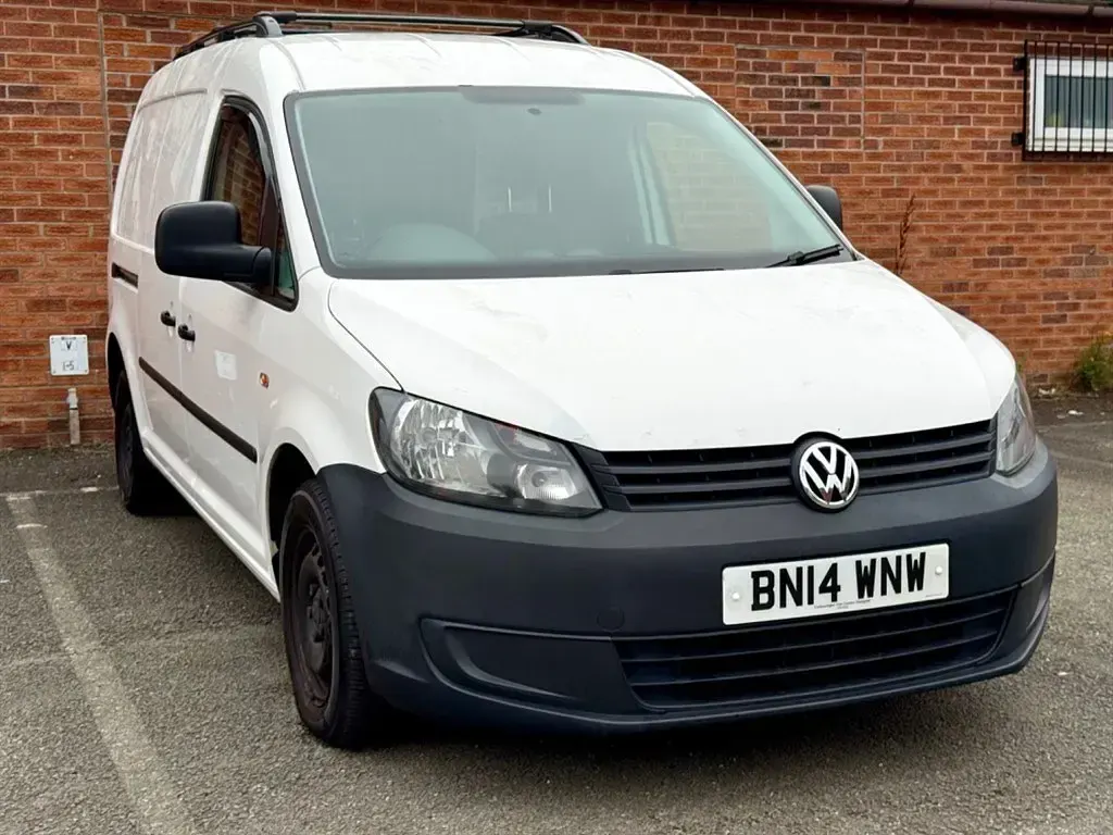 Begagnad VW Caddy Startline 2014 Vit Minibuss