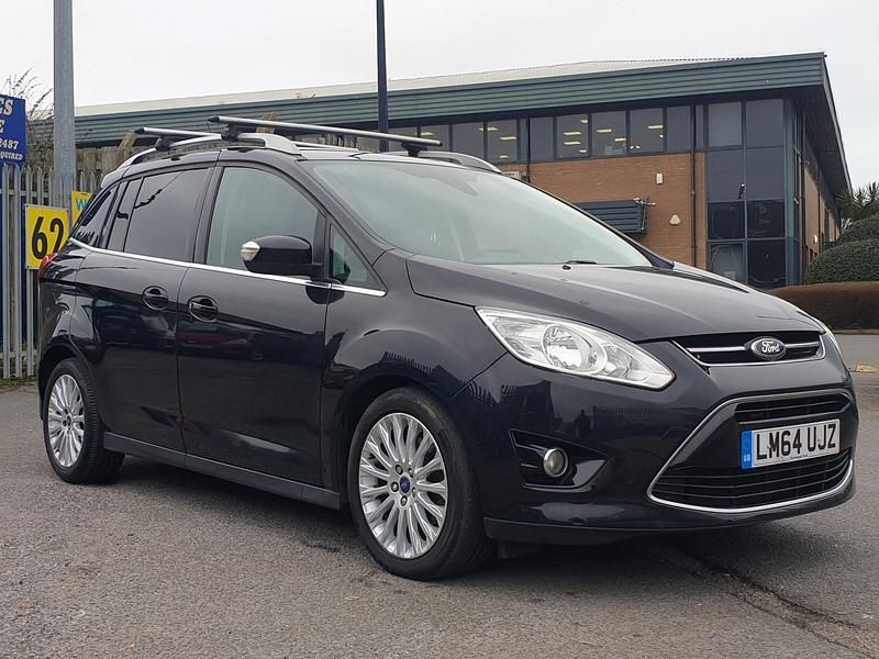 Used Ford Grand C-Max Titanium 115 HP (84 kW) 2014 Black MPV
