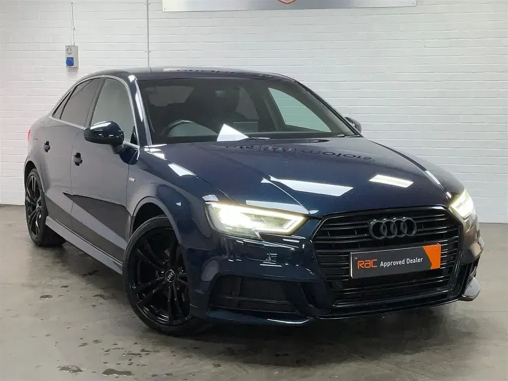 Used Audi A3 S-Line 2017 Blue Sedan