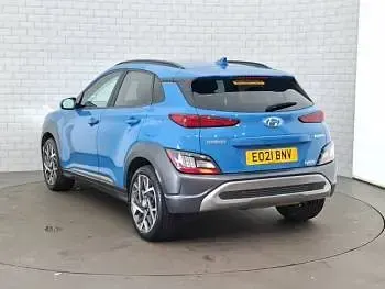 Used Hyundai Kona Premium 141 HP (103 kW) 2021 Blue SUV