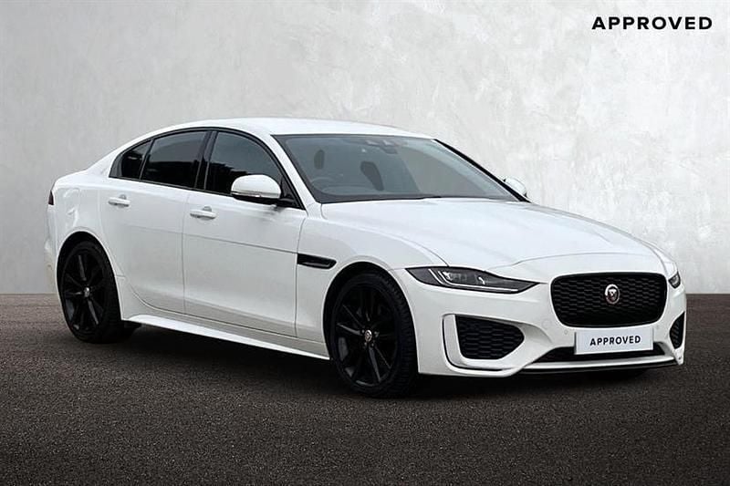 Fuji white Used 2020 Jaguar XE R-Dynamic Sedan | £17,795 (Fair price) - Image 1/4