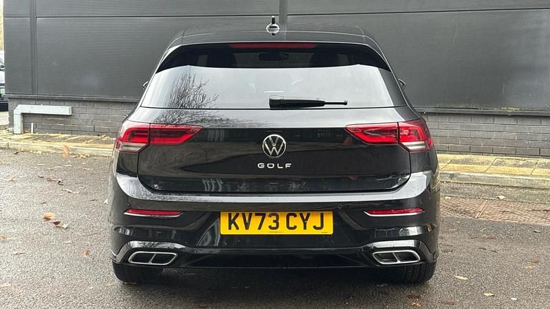 Used VW Golf VIII R-line 150 HP (110 kW) 2023 Black Hatchback