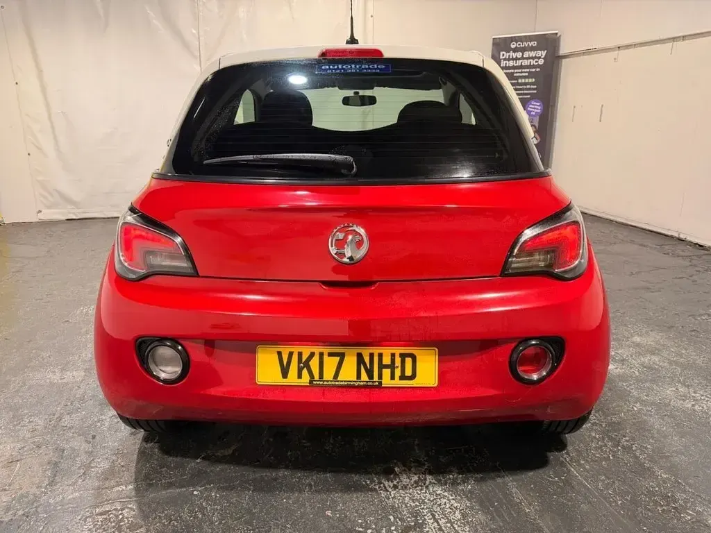 Used Vauxhall Adam Glam 100 HP (73 kW) 2017 Red Hatchback