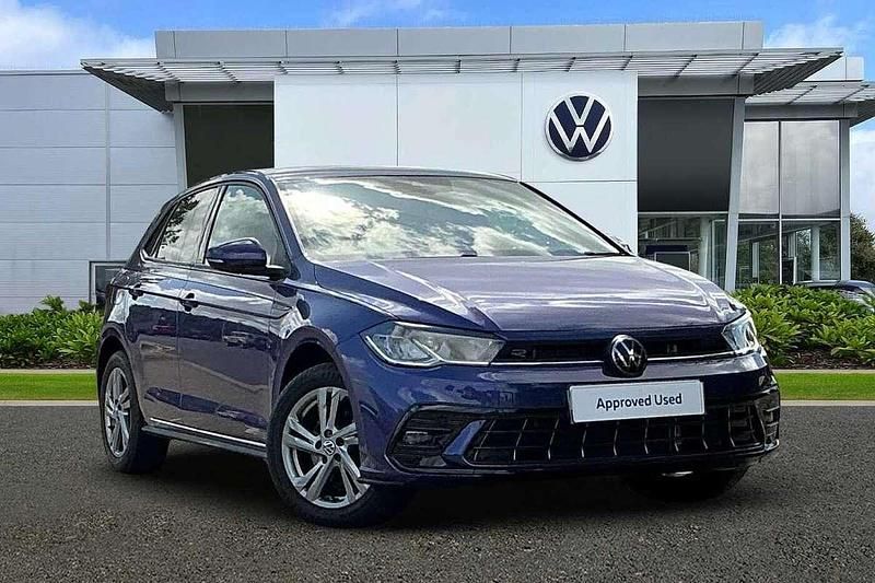 Mauve/purple Used 2023 VW Polo R-line Hatchback | £19,842 (Fair price) - Image 1/4