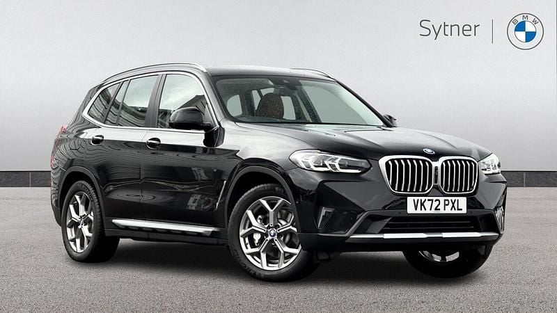 Black Used 2022 BMW X3 xLine SUV | £35,500 (Fair price) - Image 1/4