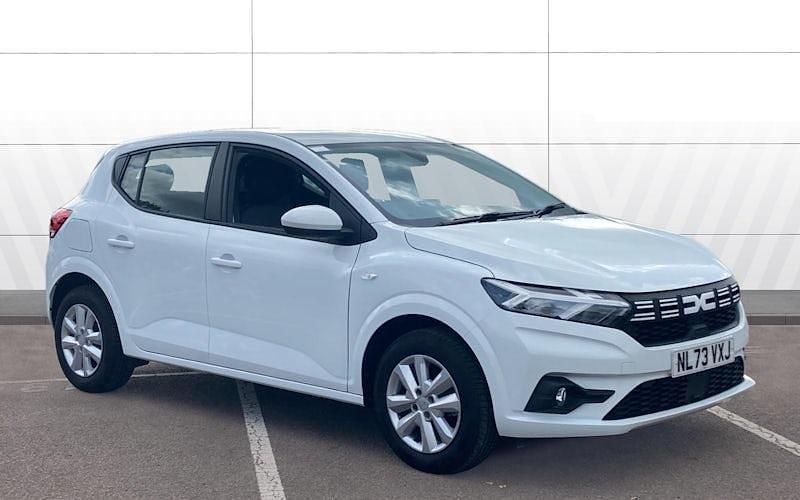 White Used 2023 Dacia Sandero Expression Hatchback | £12,887 (Fair price) - Image 1/4