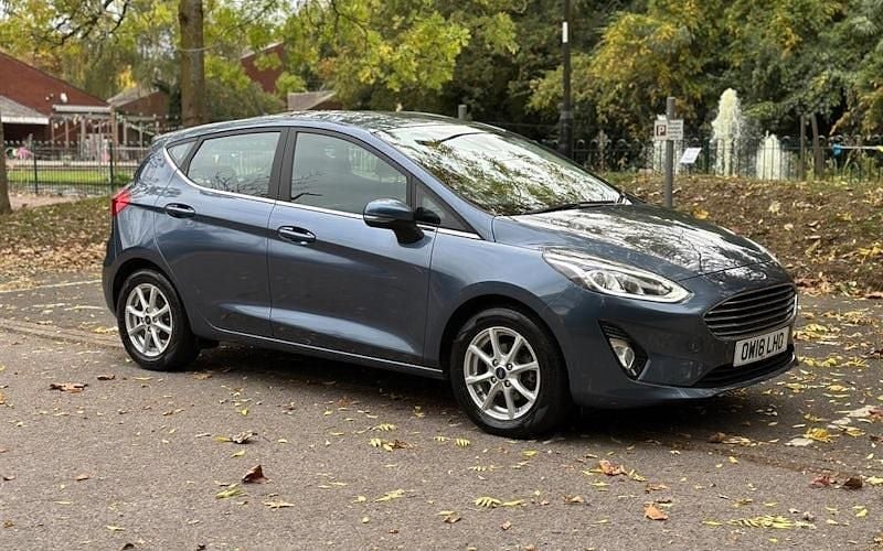 Blue Used 2018 Ford Fiesta Zetec Hatchback | £6,495 (Fair price) - Image 1/4