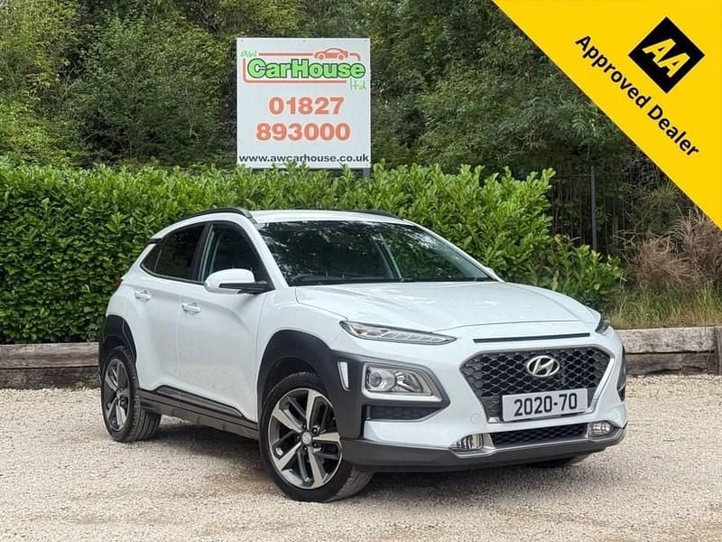 White Used 2020 Hyundai Kona Premium SUV | £10,799 (Good price) - Image 1/4
