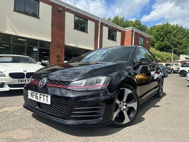 Black Used 2016 VW Golf VII GTI Hatchback | £12,988 (Good price) - Image 1/4