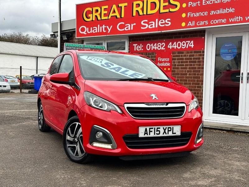 Red Used 2015 Peugeot 108 Allure Hatchback | £4,995 (A bit pricey) - Image 1/4