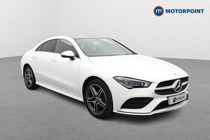 White Used 2021 Mercedes CLA250e AMG Line Premium Plus Sedan | £23,099 (Fair price) - Image 1/4