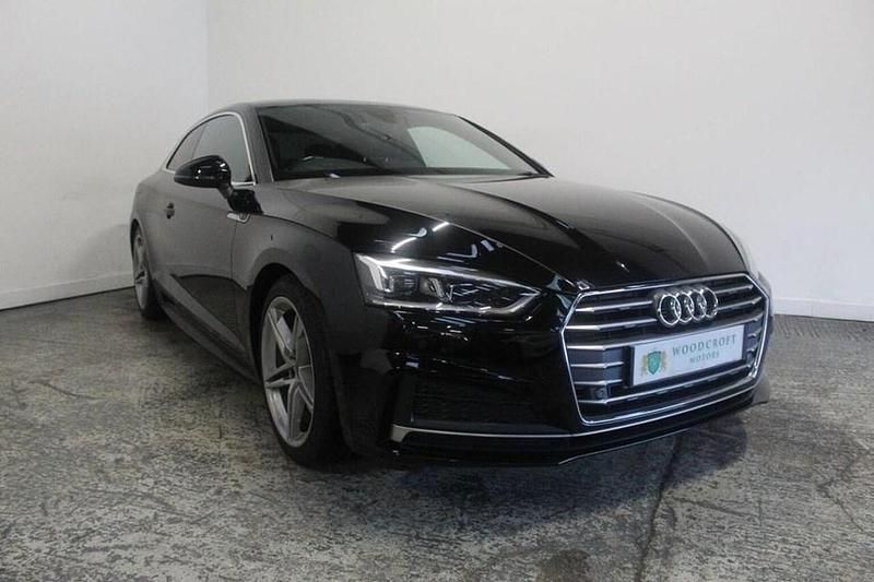 Used Audi A5 S-Line 190 HP (139 kW) 2017 Black Coupe