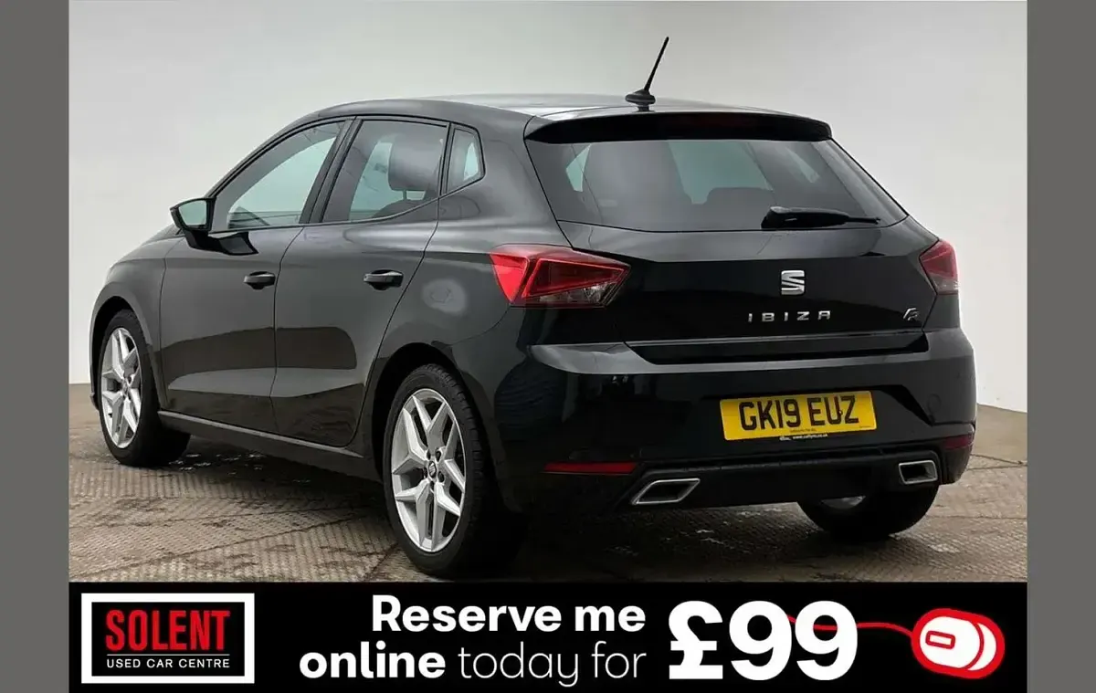Used Seat Ibiza FR 115 HP (84 kW) 2019 Black Hatchback