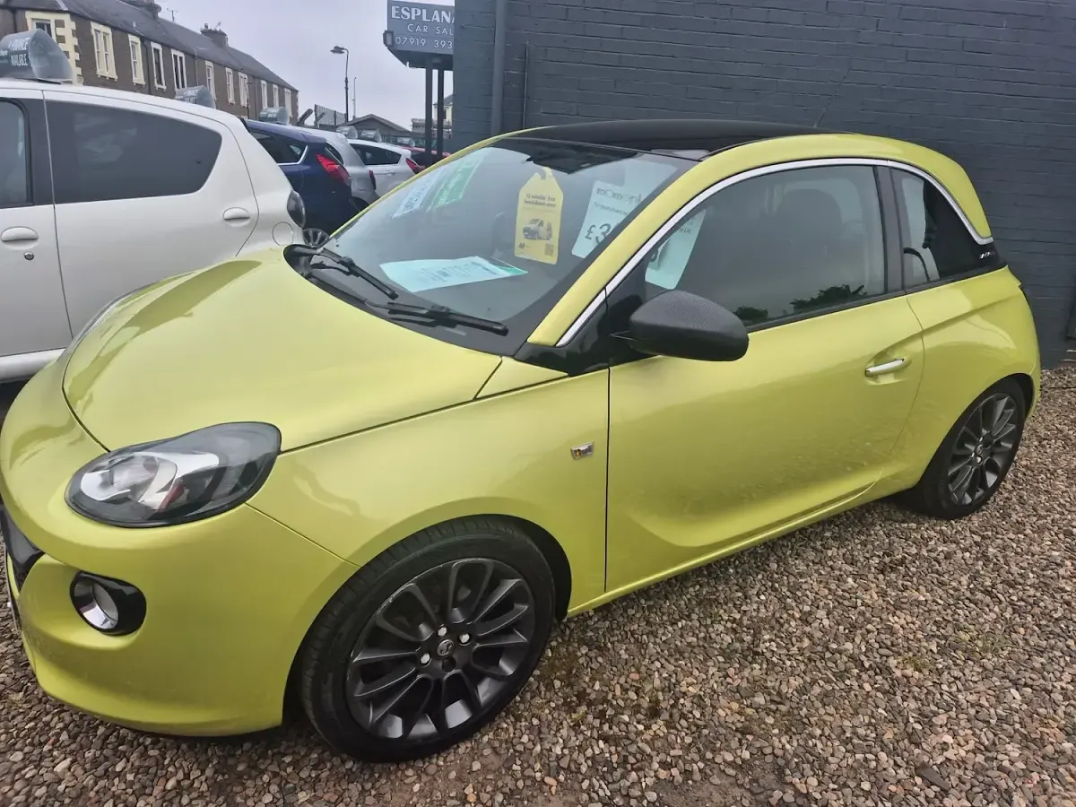Used Vauxhall Adam Glam 70 HP (51 kW) 2014 Green Hatchback