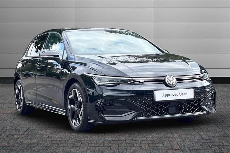 Black Used 2025 VW Golf VIII R-line Hatchback | £29,490 (Expensive) - Image 1/4
