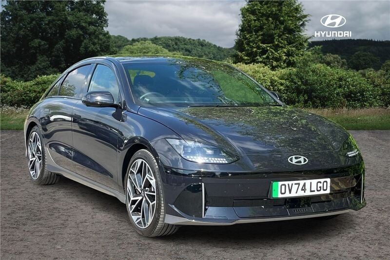 Blue Used 2024 Hyundai Ioniq 6 Premium Sedan | £28,926 (Expensive) - Image 1/4