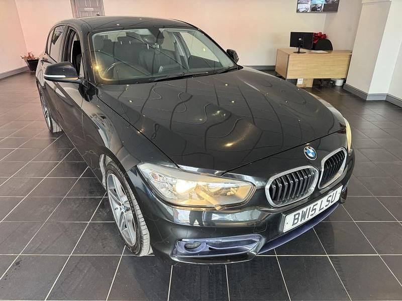 Black Used 2015 BMW 118 Sport Line Hatchback | £7,495 (Fair price) - Image 1/4
