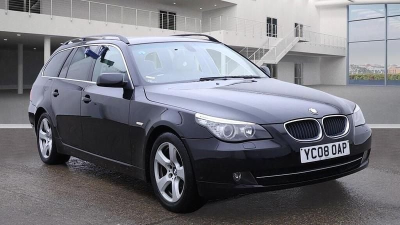Black Used 2008 BMW 520 Estate | £3,495 (Super price) - Image 1/4