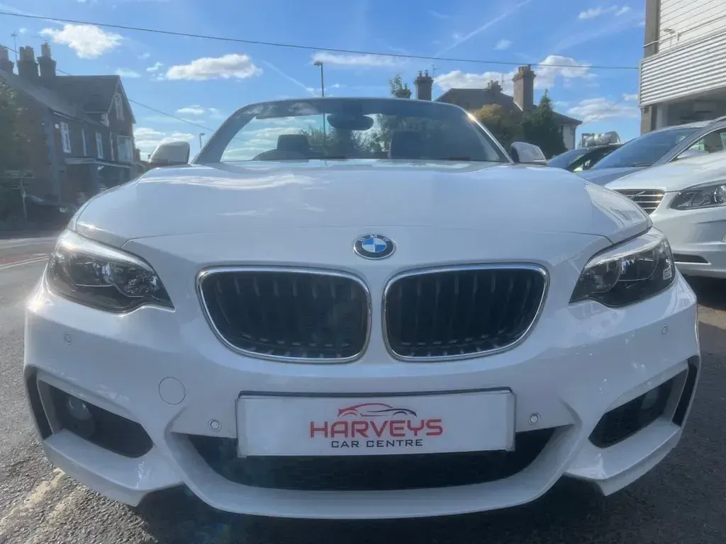 Used BMW 218 M Sport 134 HP (98 kW) 2015 White Cabriolet
