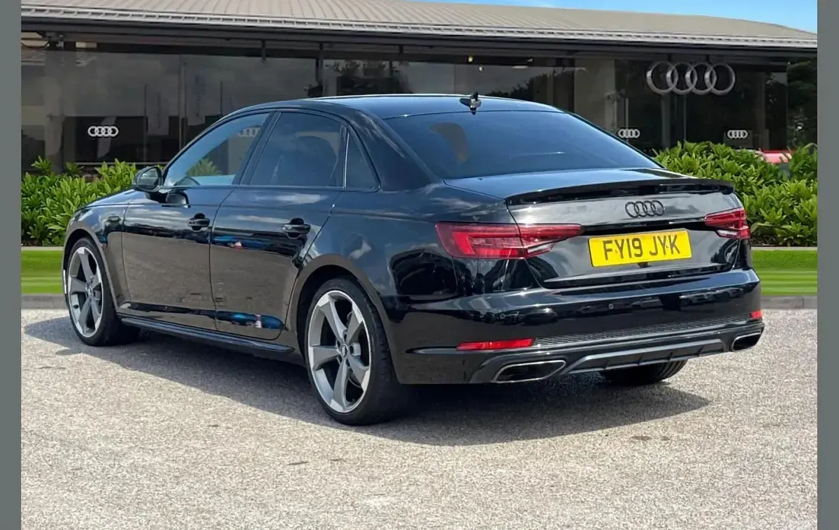 Used Audi A4 Black Edition 150 HP (110 kW) 2019 Black Sedan