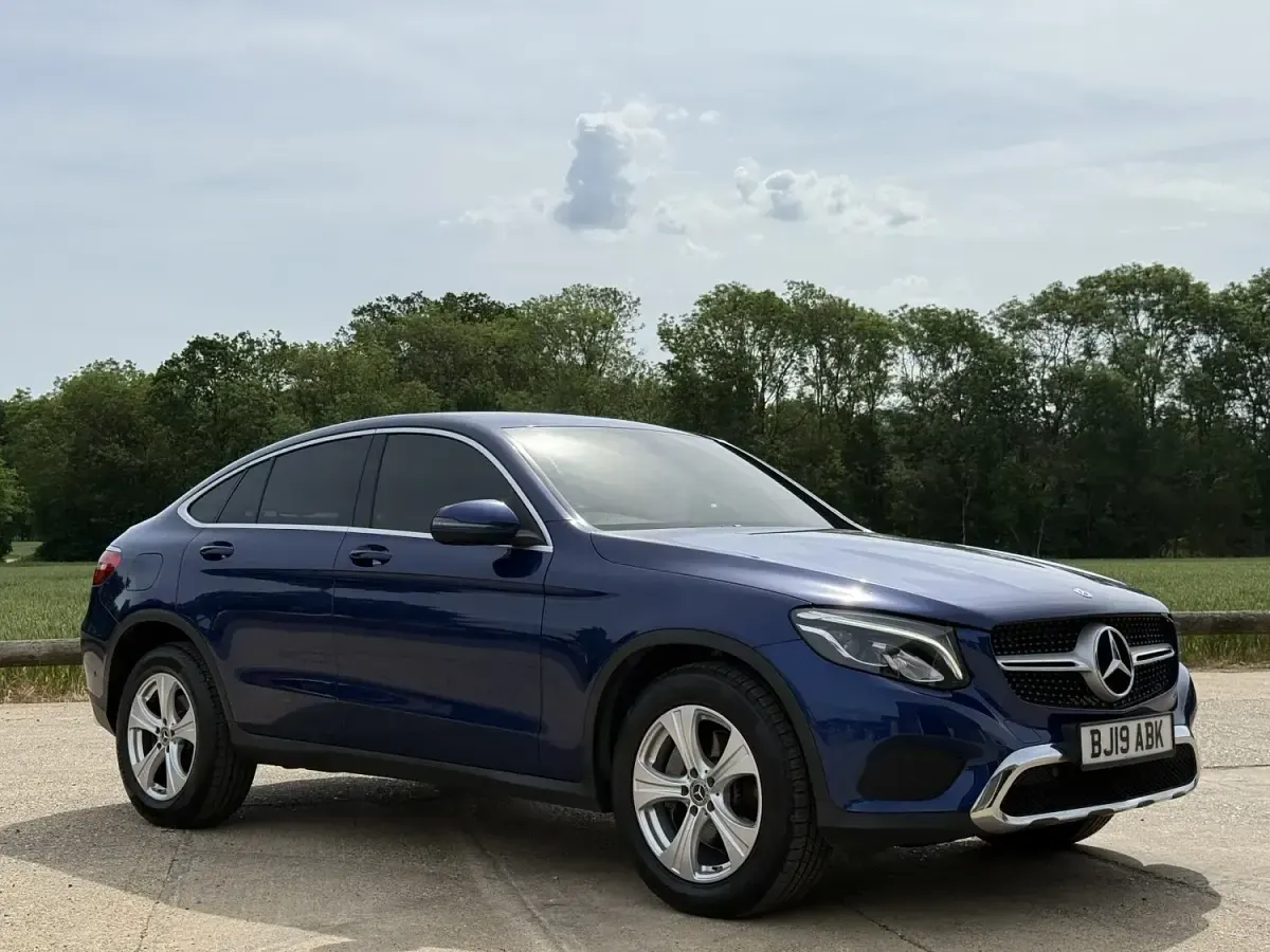 Used Mercedes GLC220 2019 Blue Coupe