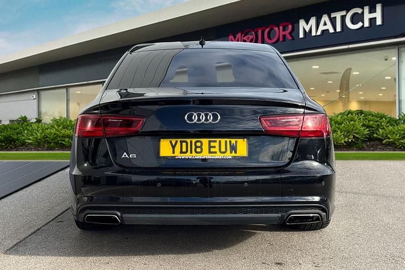 Used Audi A6 Black Edition 190 HP (139 kW) 2018 Black Sedan