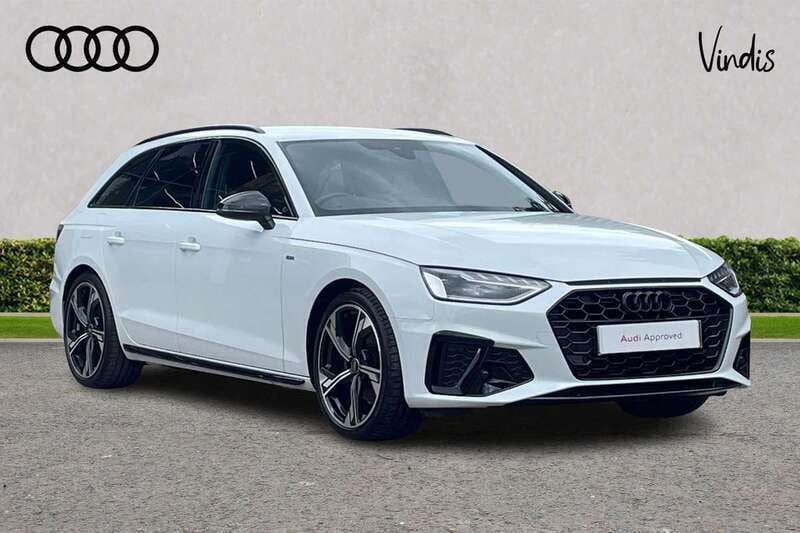 White Used 2023 Audi A4 Black Edition Estate | £28,573 (Fair price) - Image 1/4