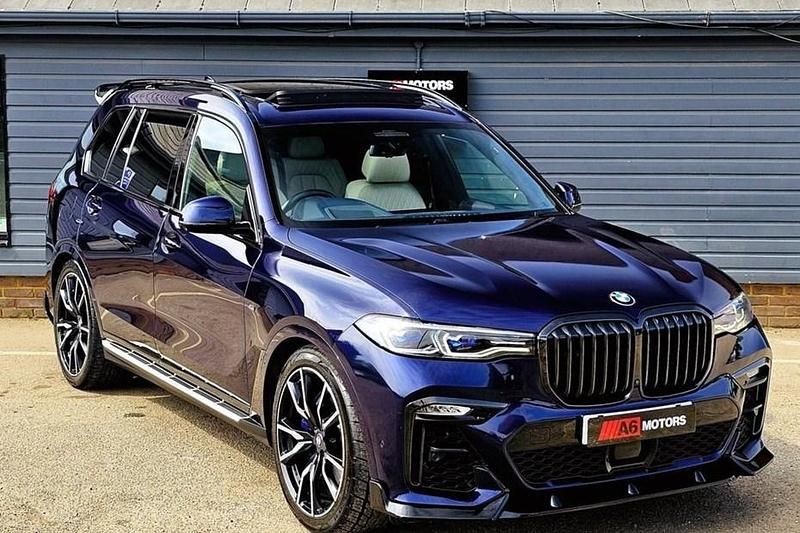 Blue Used 2019 BMW X7 M Sport SUV | £48,689 - Image 1/1