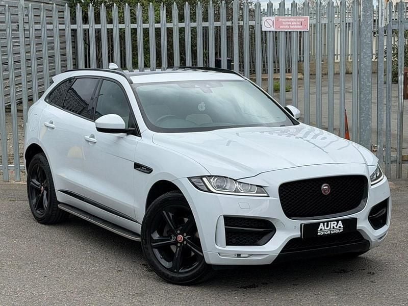 Begagnad Jaguar F-Pace R-Sport 2017 Vit SUV