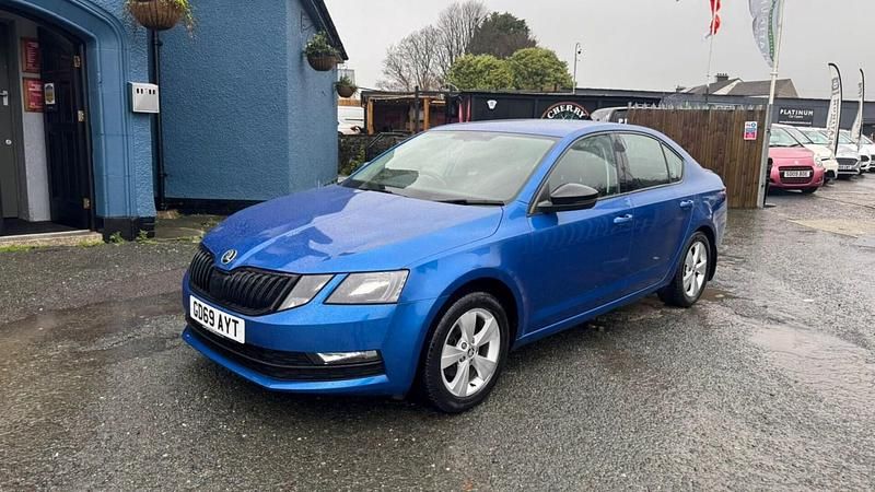 Used Skoda Octavia SE Technology 150 HP (110 kW) 2020 Blue Hatchback