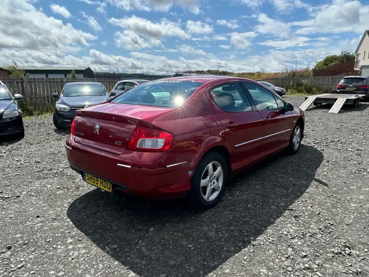 Used Peugeot 407 Sport 2009 Red Sedan