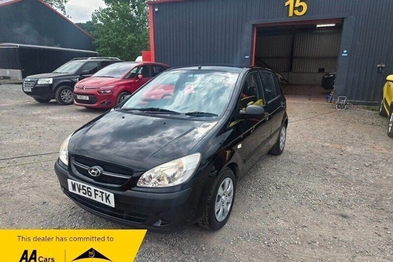 Black Used 2006 Hyundai Getz Hatchback | £1,195 (Good price) - Image 1/1