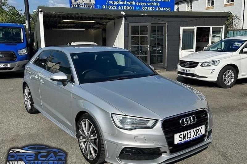 Silver Used 2013 Audi A3 S-Line Hatchback | £7,999 (Fair price) - Image 1/1