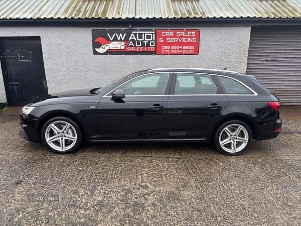 Used Audi A4 S-Line 218 HP (160 kW) 2016 Black Estate