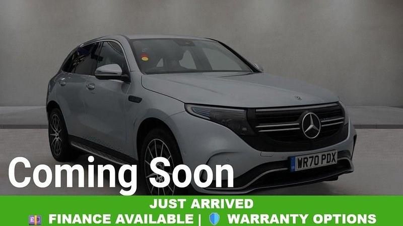 Used Mercedes EQC400 AMG line 300 kW (408 HP) 2020 Silver SUV