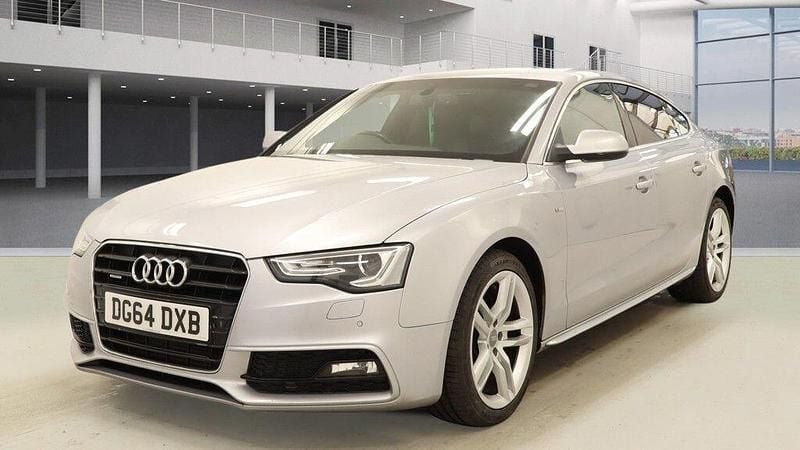 Used Audi A5 Sportback S-Line 177 HP (130 kW) 2014 Silver Hatchback