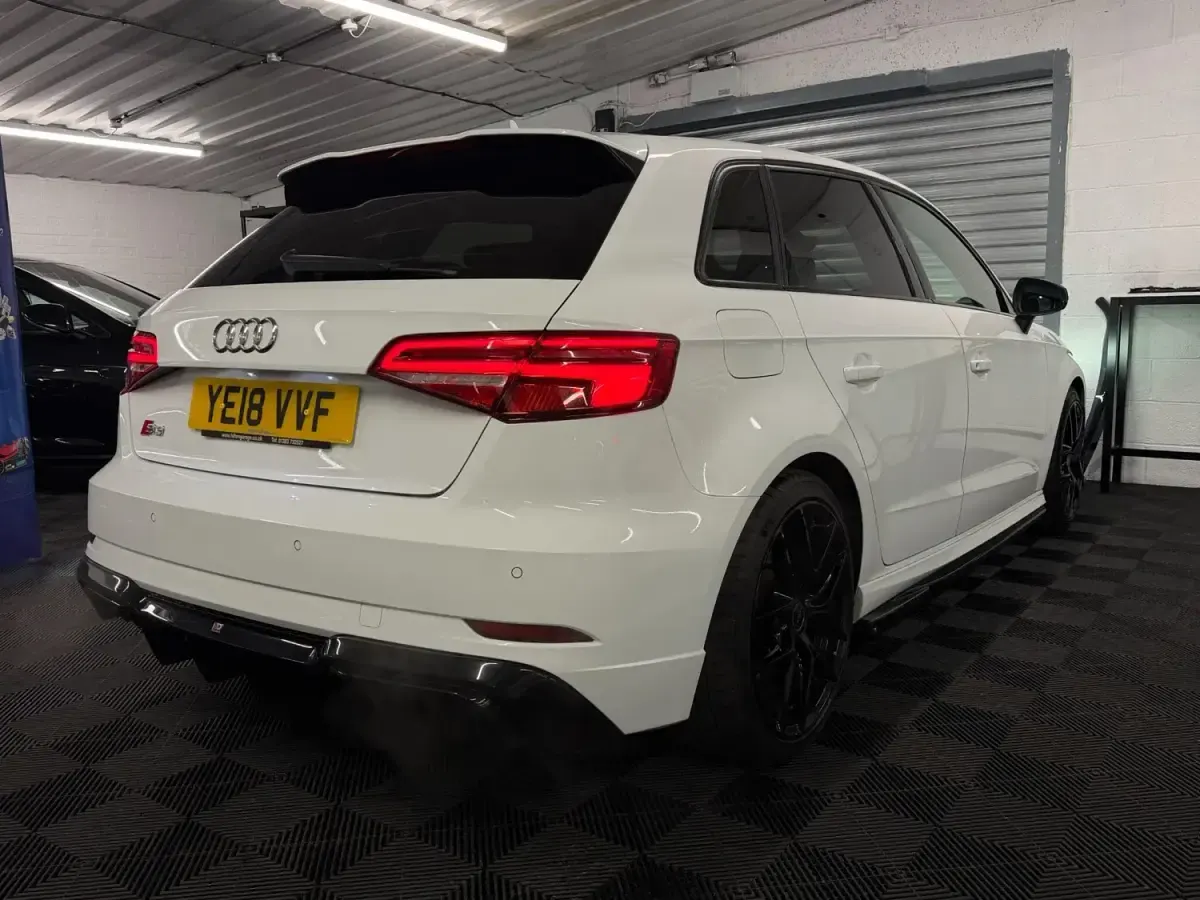 Used Audi S3 Sportback Black Edition 310 HP (228 kW) 2018 White Hatchback