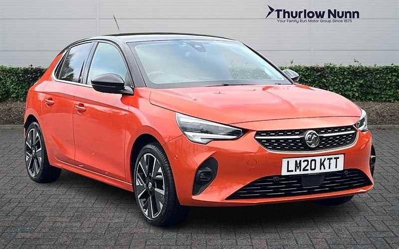 Used Vauxhall Corsa-e Elite 100 kW (136 HP) 2020 Orange Hatchback