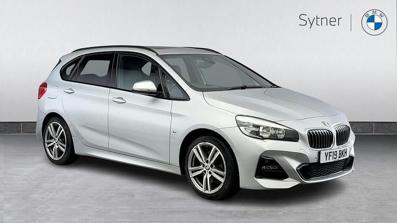 Used BMW 220 Active Tourer M Sport 187 HP (137 kW) 2019 Silver MPV