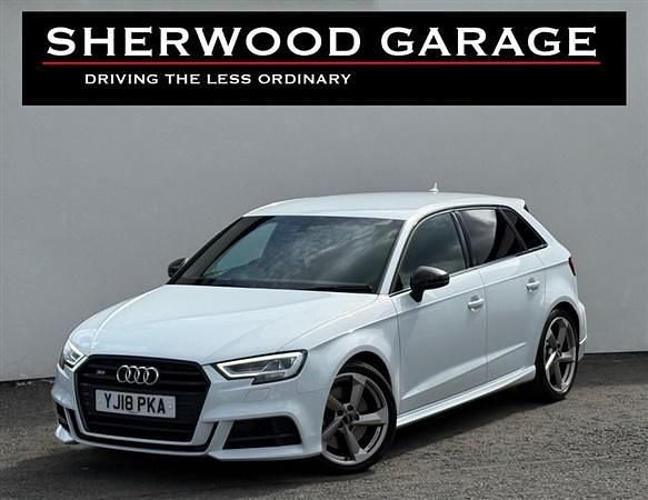 White Used 2018 Audi S3 Sportback Black Edition Hatchback | £21,490 - Image 1/1