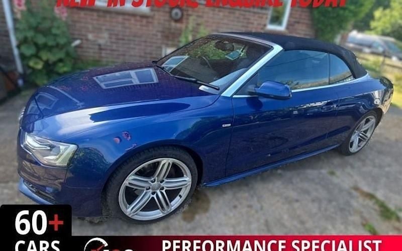 Blue Used 2014 Audi A5 Cabriolet S-Line Cabriolet | £8,500 (Fair price) - Image 1/4