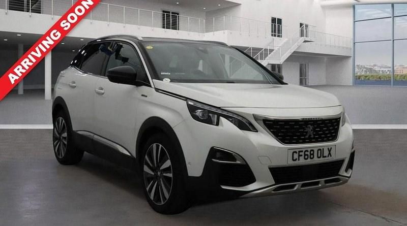 White Used 2018 Peugeot 3008 GT-line SUV | £11,000 (Fair price) - Image 1/4