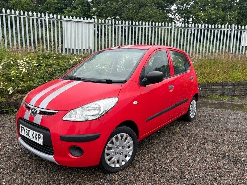 Red Used 2010 Hyundai i10 Classic Hatchback | £1,795 (Good price) - Image 1/4